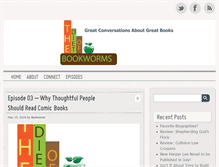 Tablet Screenshot of dietofbookworms.com